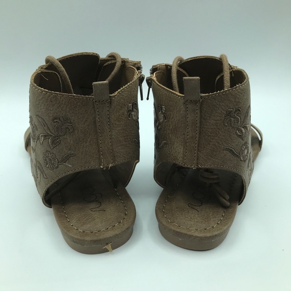 NWT Sugar Watercress Embroidered Sandals - Picture 6 of 7